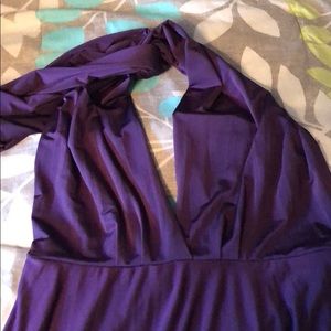 Lulus convertible dress purple
